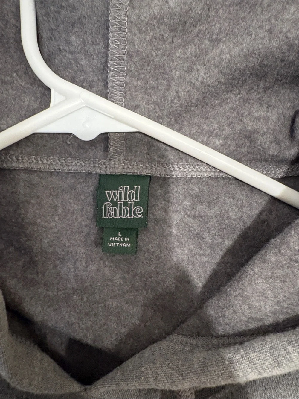 wild fable Gray Cropped Hoodie Sweatshirt - Picture 2 of 3
